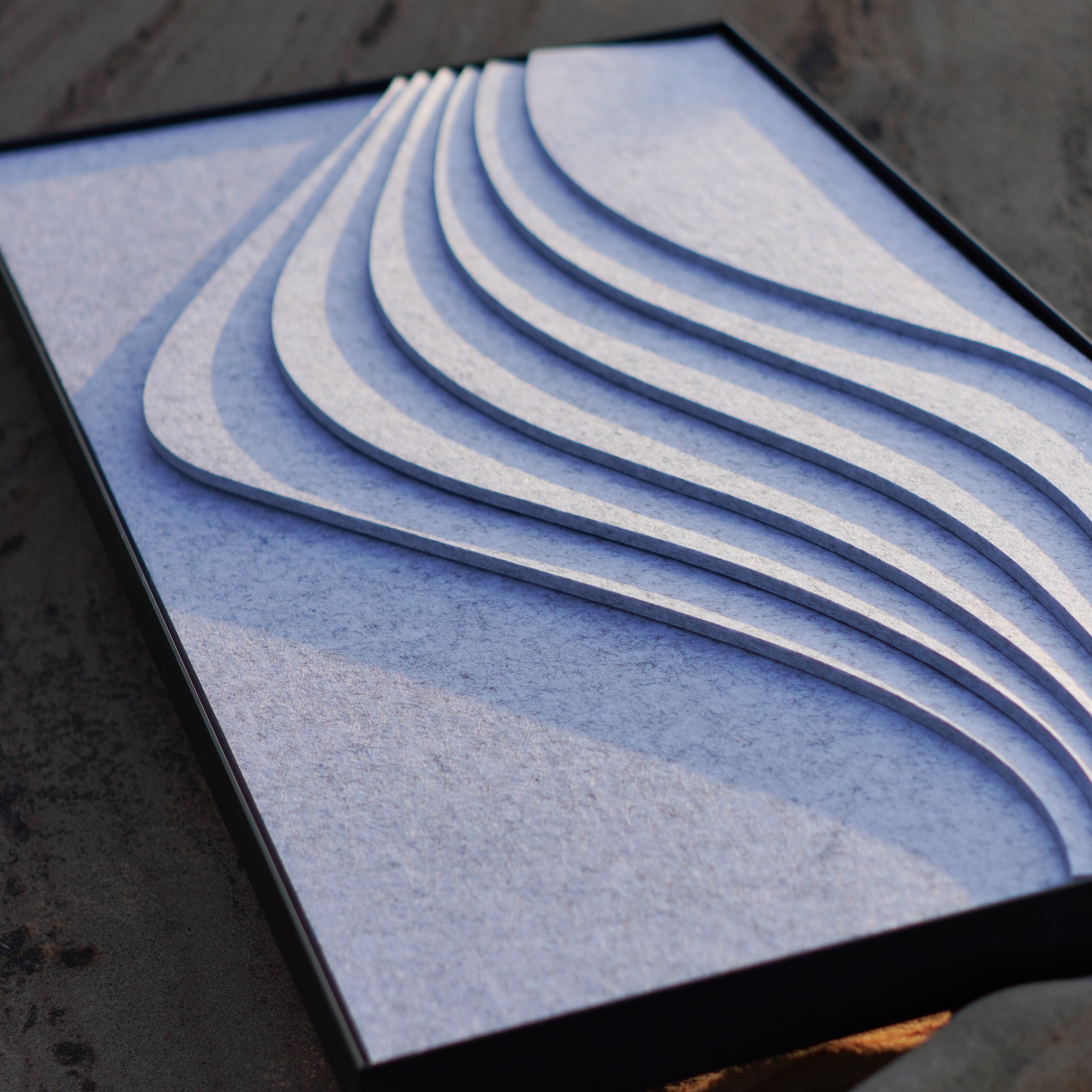 Surge Pro 2'x4' Acoustic Panel – Silver Nimbus with Air Gap