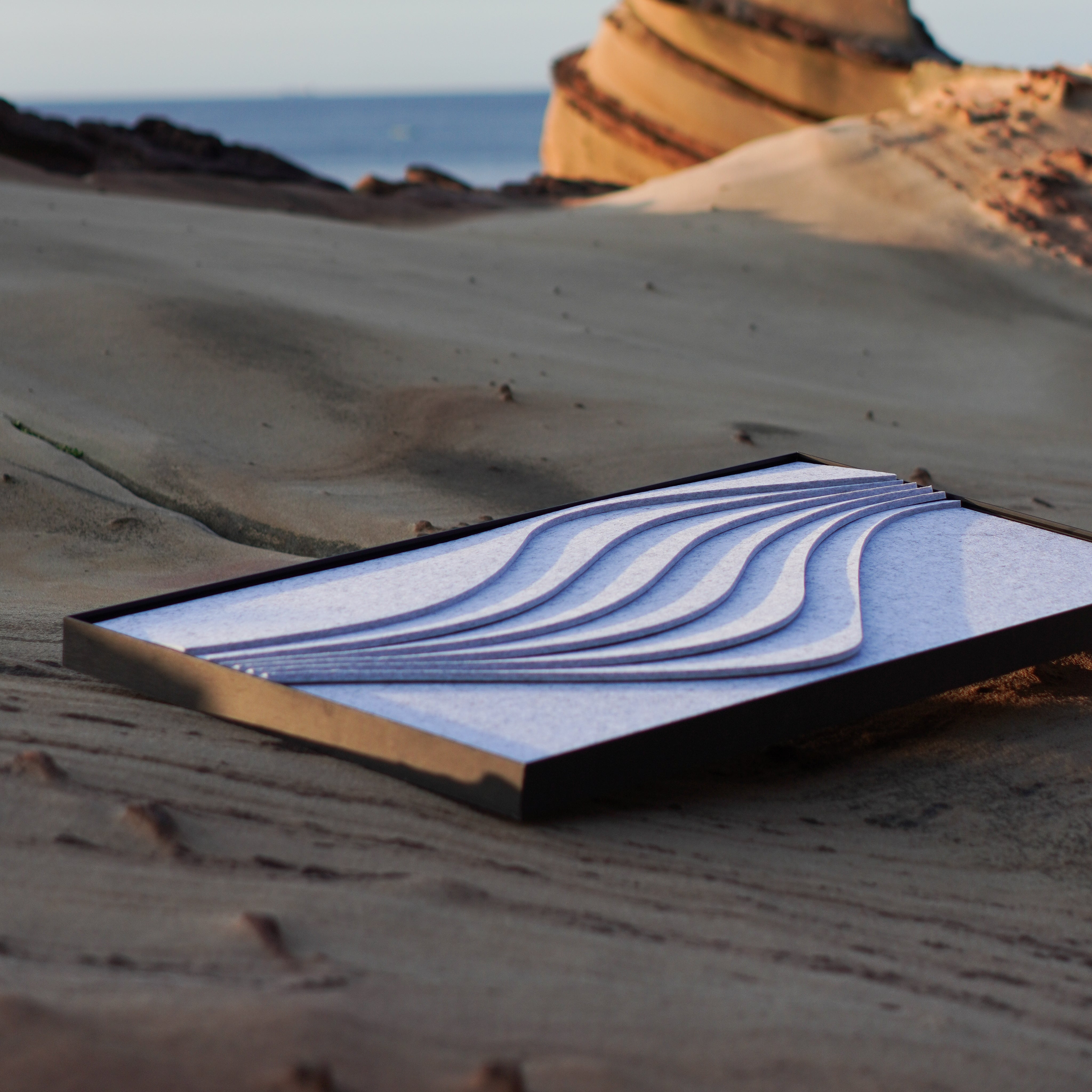 Surge Pro 2'x4' Acoustic Panel – Silver Nimbus with Air Gap