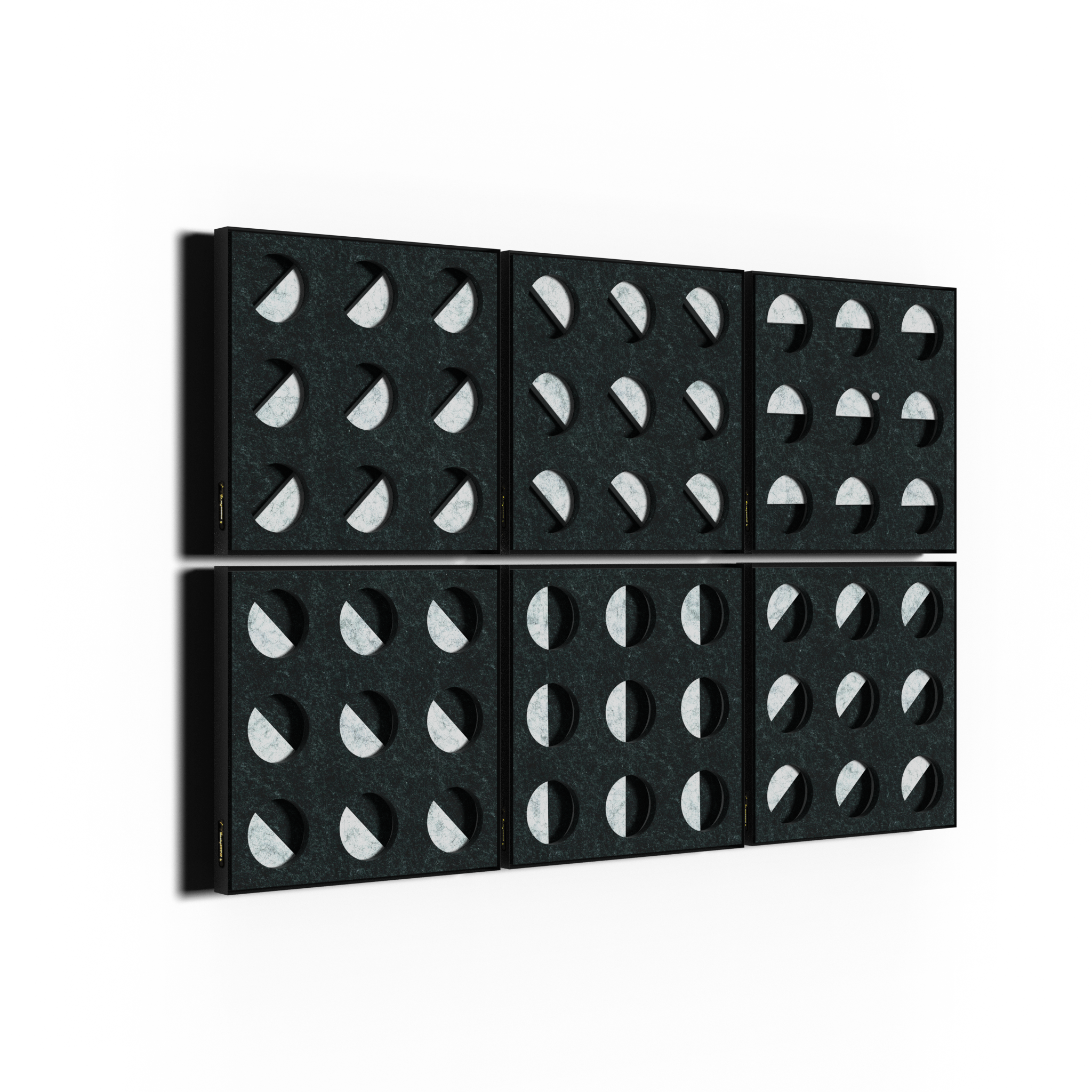 Eclipses Pro 2'x2' Acoustic Panel – Magnetic Celestial Diffuser