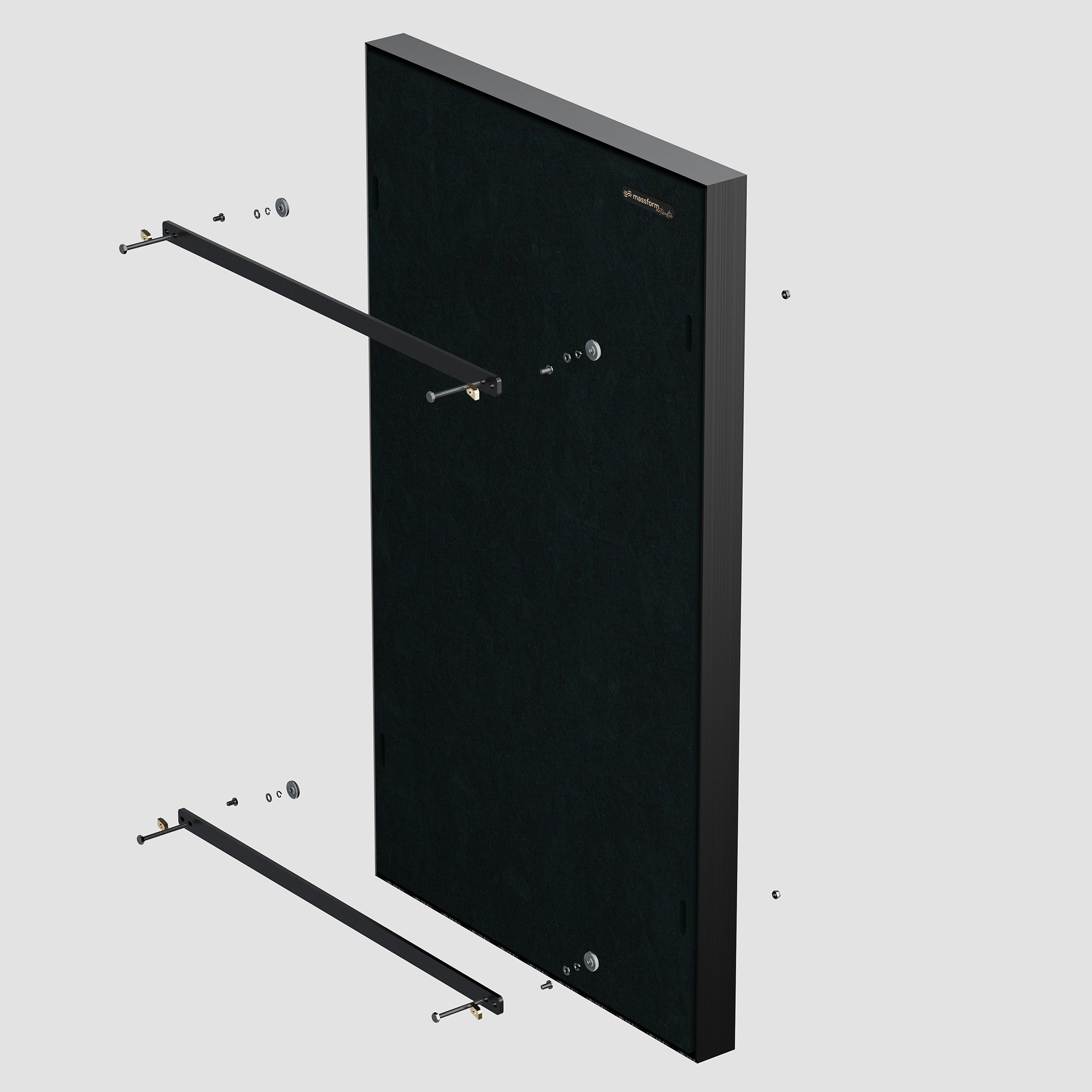 Basstrap Pro 2'x4' – Modular Acoustic Bass Trap with Air Gap