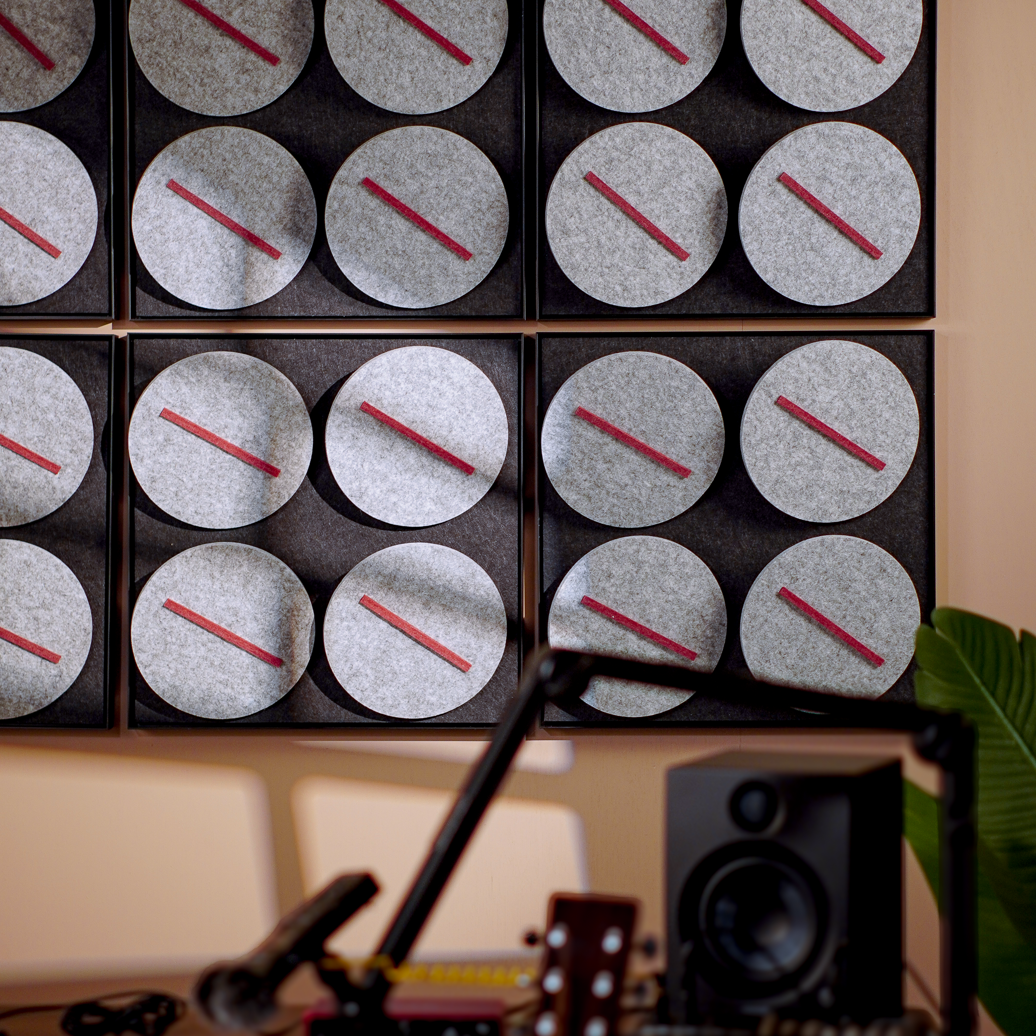 Cymbals Pro 2'x2' Acoustic Panel – Sculpted Rhythm Surface