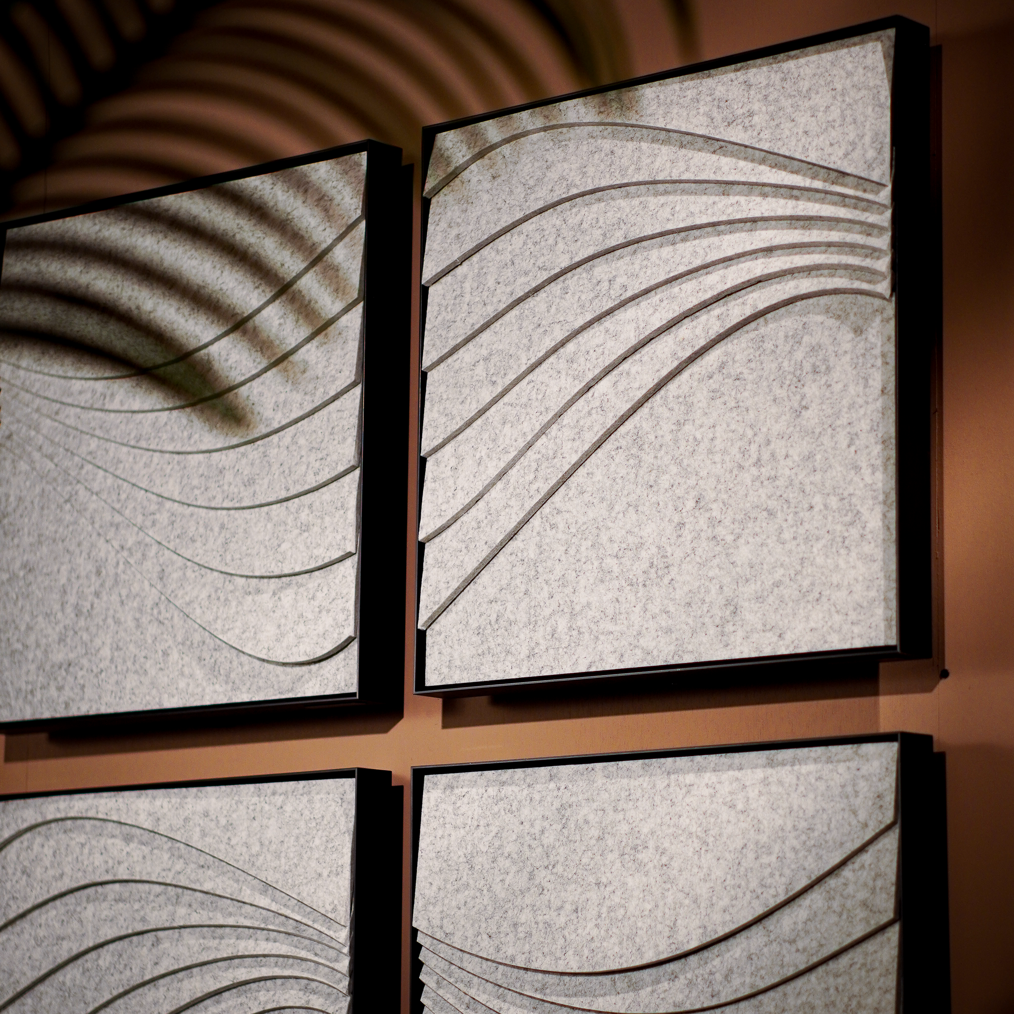 Surge Pro 2'x2' Acoustic Panel – Silver Nimbus with Air Gap