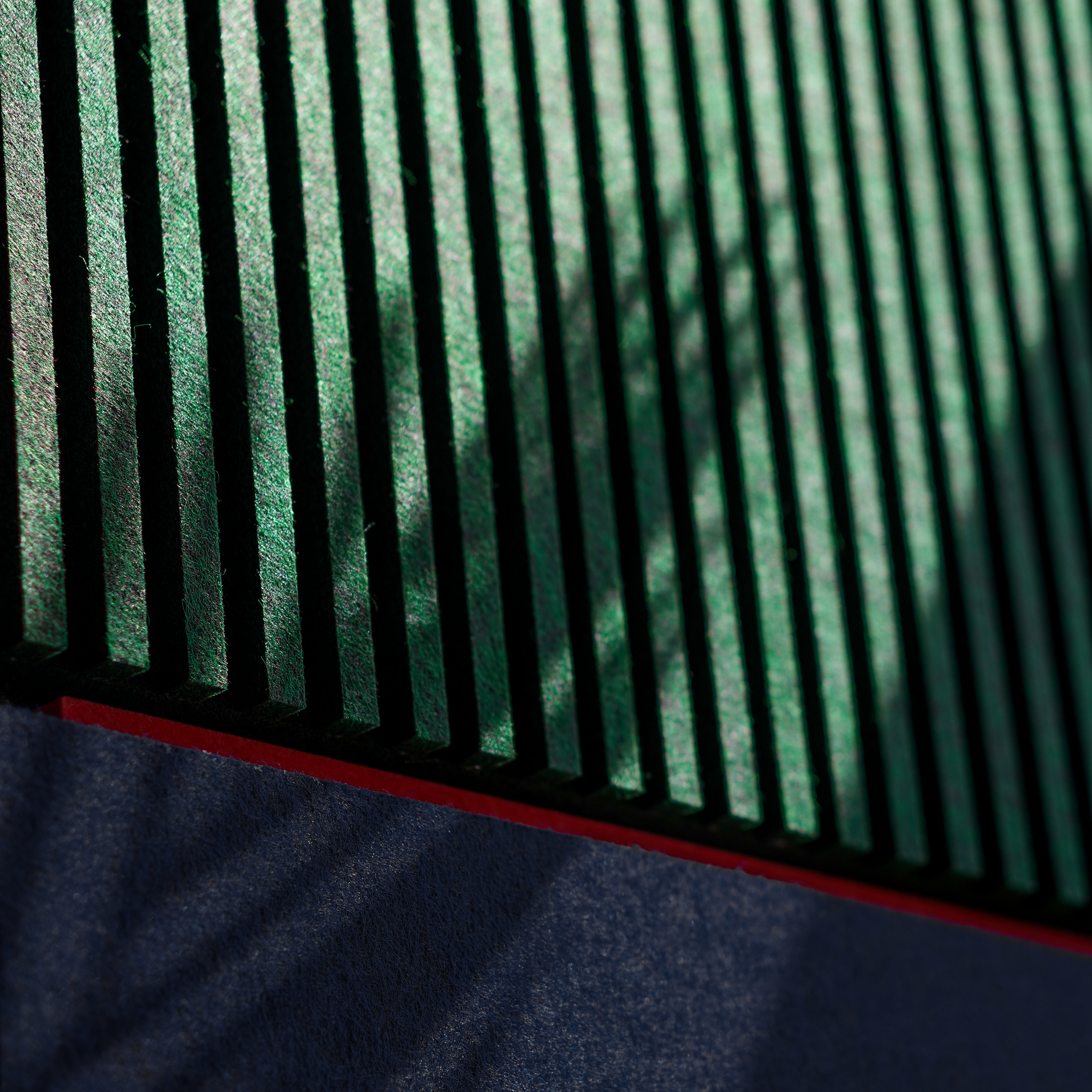 Color Field Acoustic Panel Set – Sculptural Colorfield Triptych