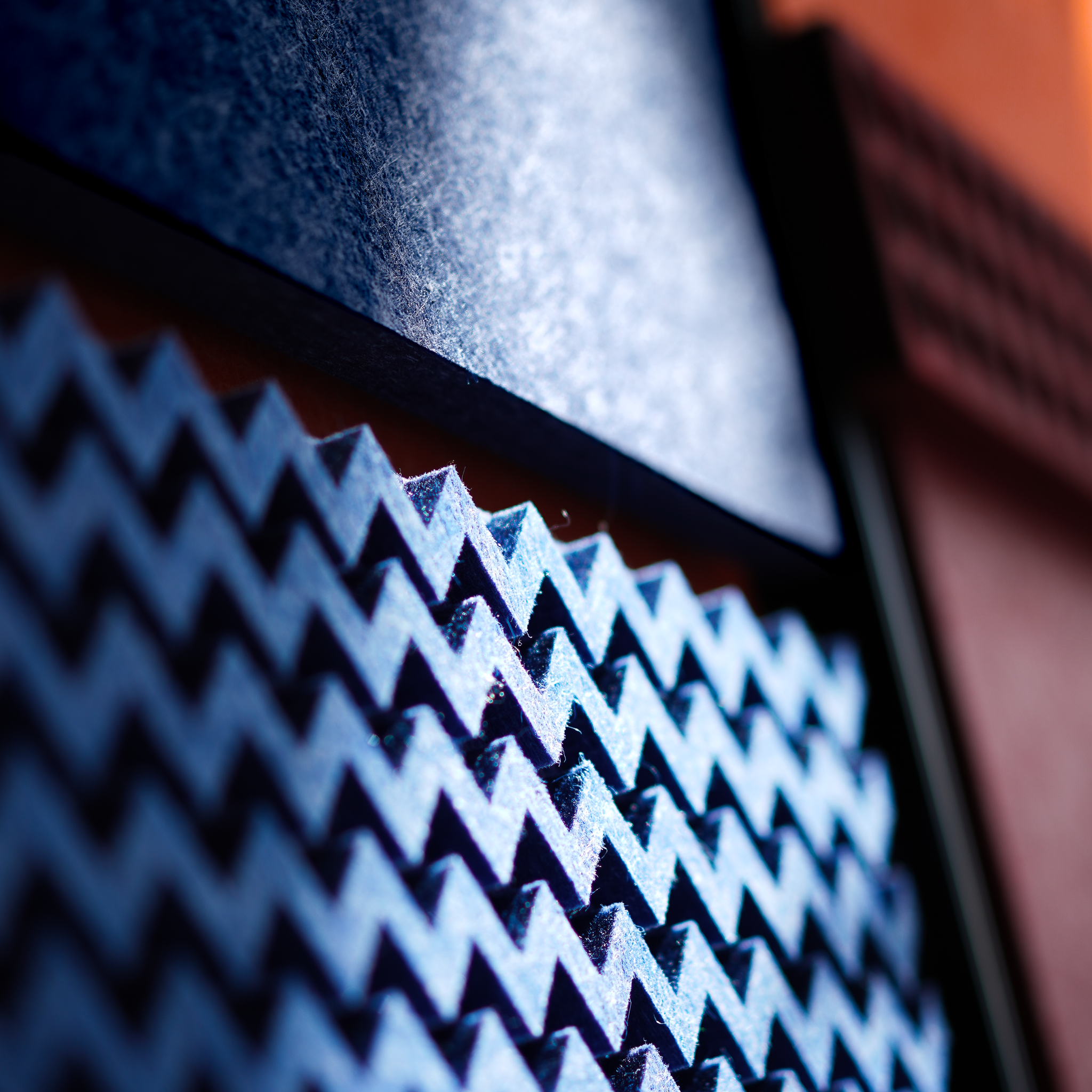 Color Field Acoustic Panel Set – Sculptural Colorfield Triptych