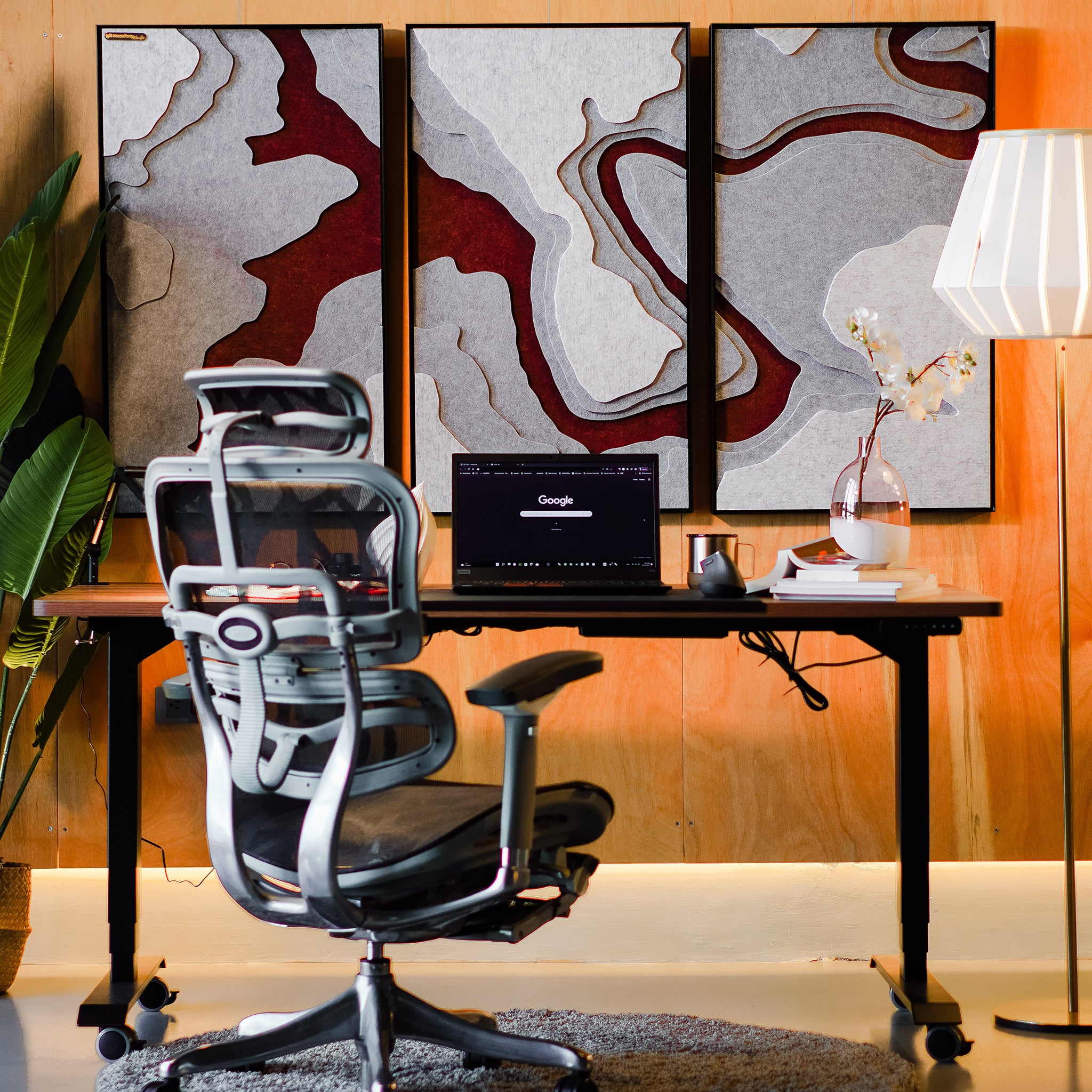 葛蘭峽谷聲學三件組 - 雕塑輪廓壁上藝術