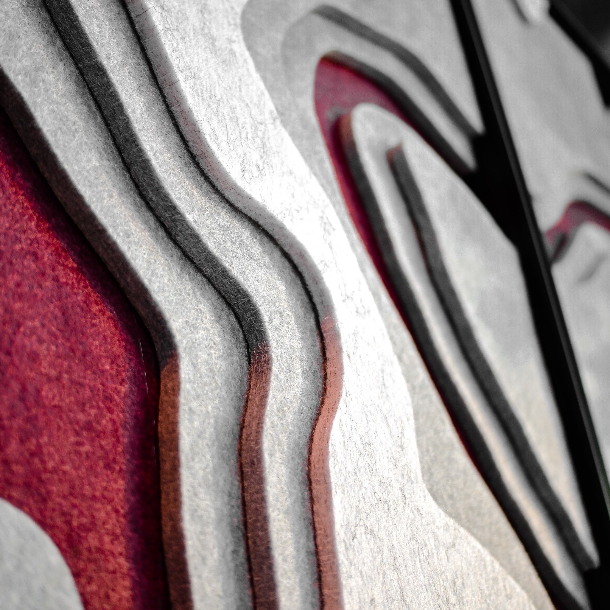 葛蘭峽谷聲學三件組 - 雕塑輪廓壁上藝術