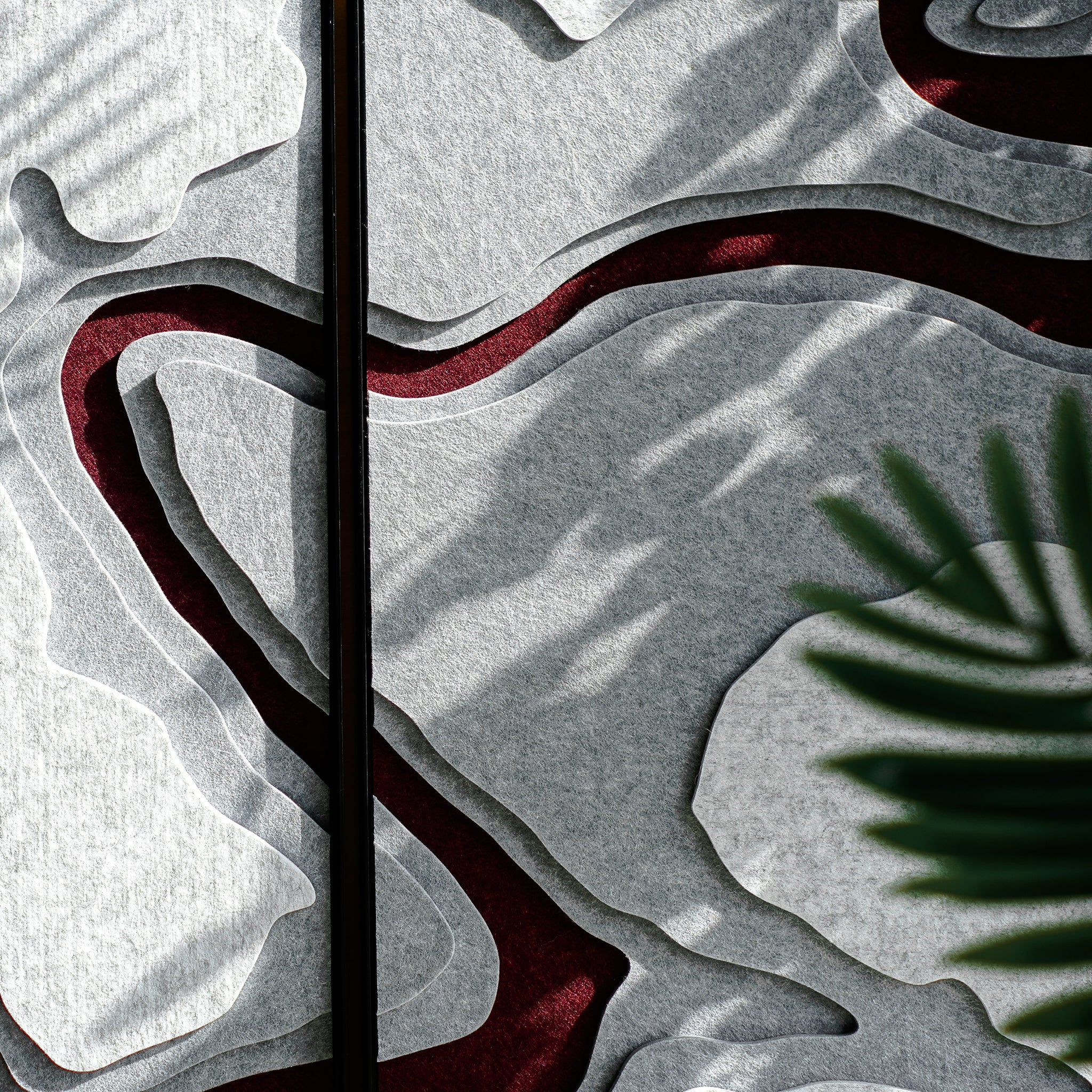 葛蘭峽谷聲學三件組 - 雕塑輪廓壁上藝術