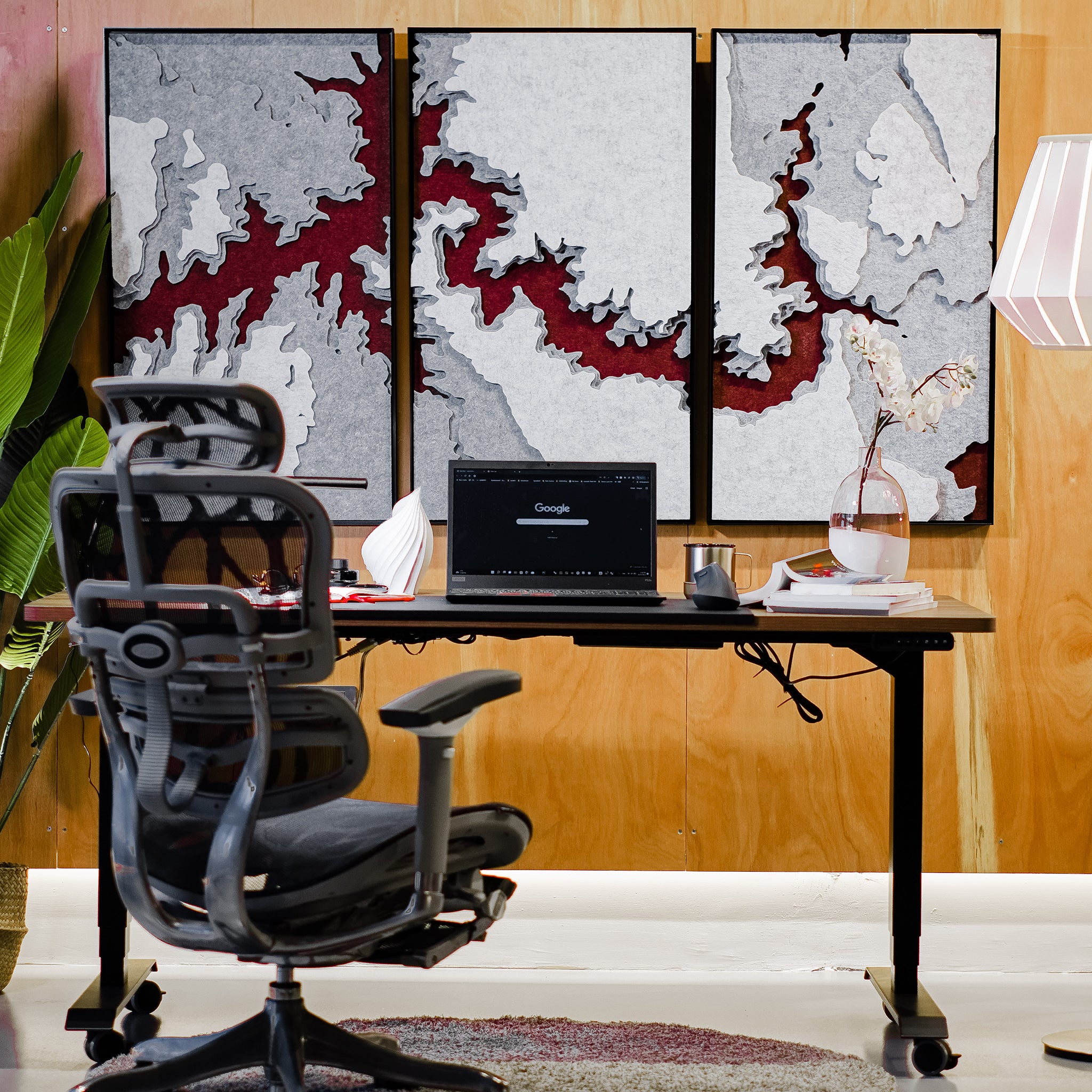 大峽谷聲學三件組 —— 雕塑輪廓壁上藝術