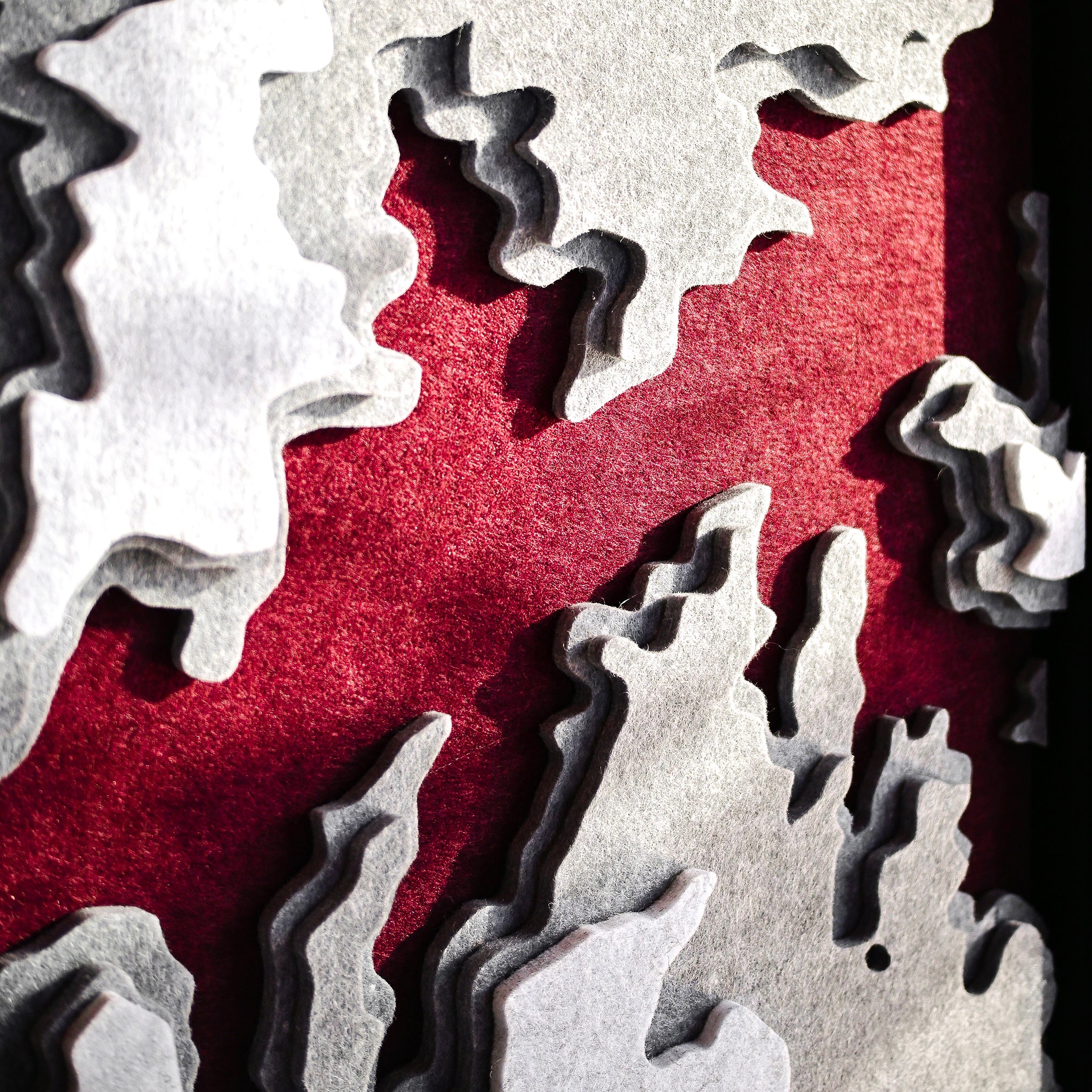 大峽谷聲學三件組 —— 雕塑輪廓壁上藝術