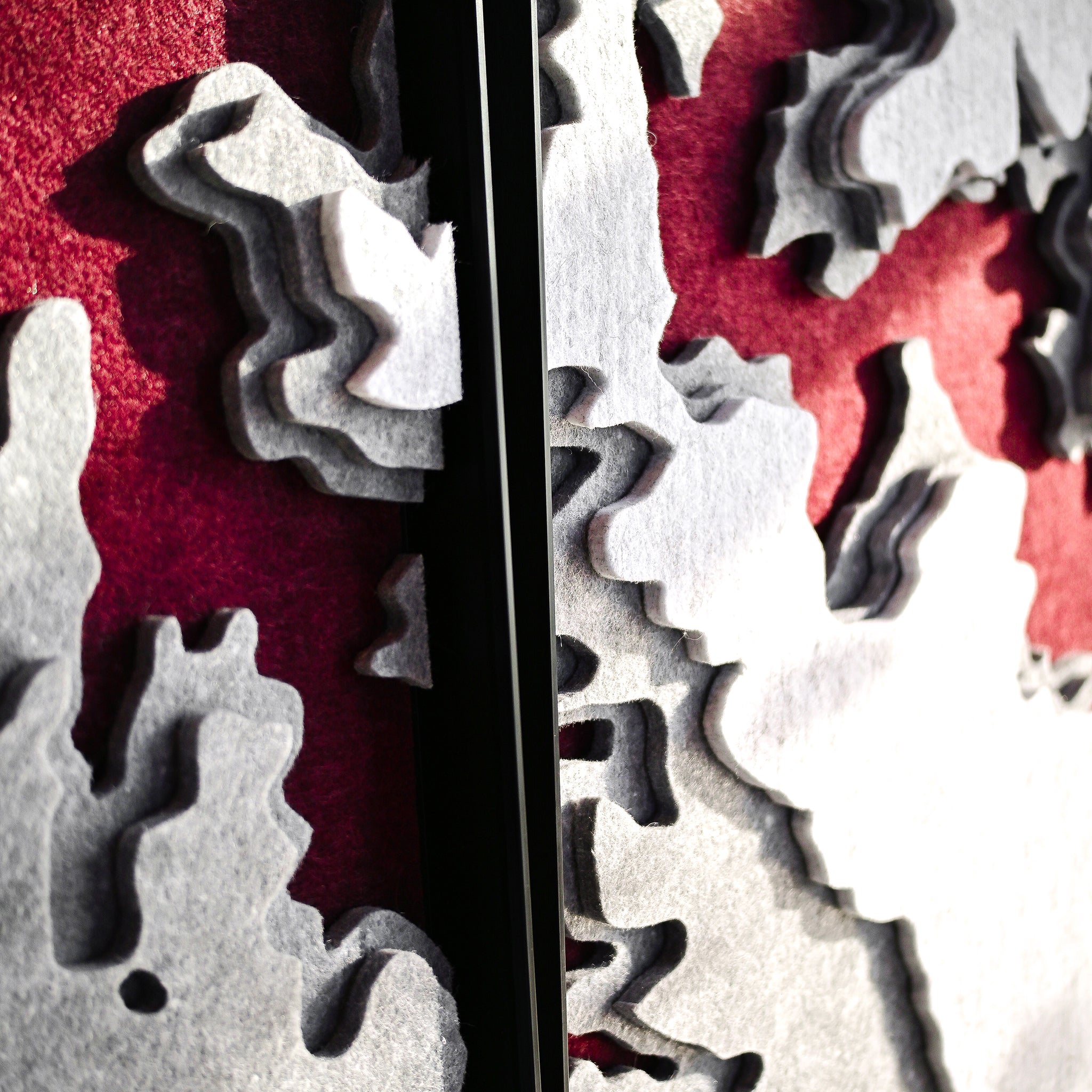 大峽谷聲學三件組 —— 雕塑輪廓壁上藝術