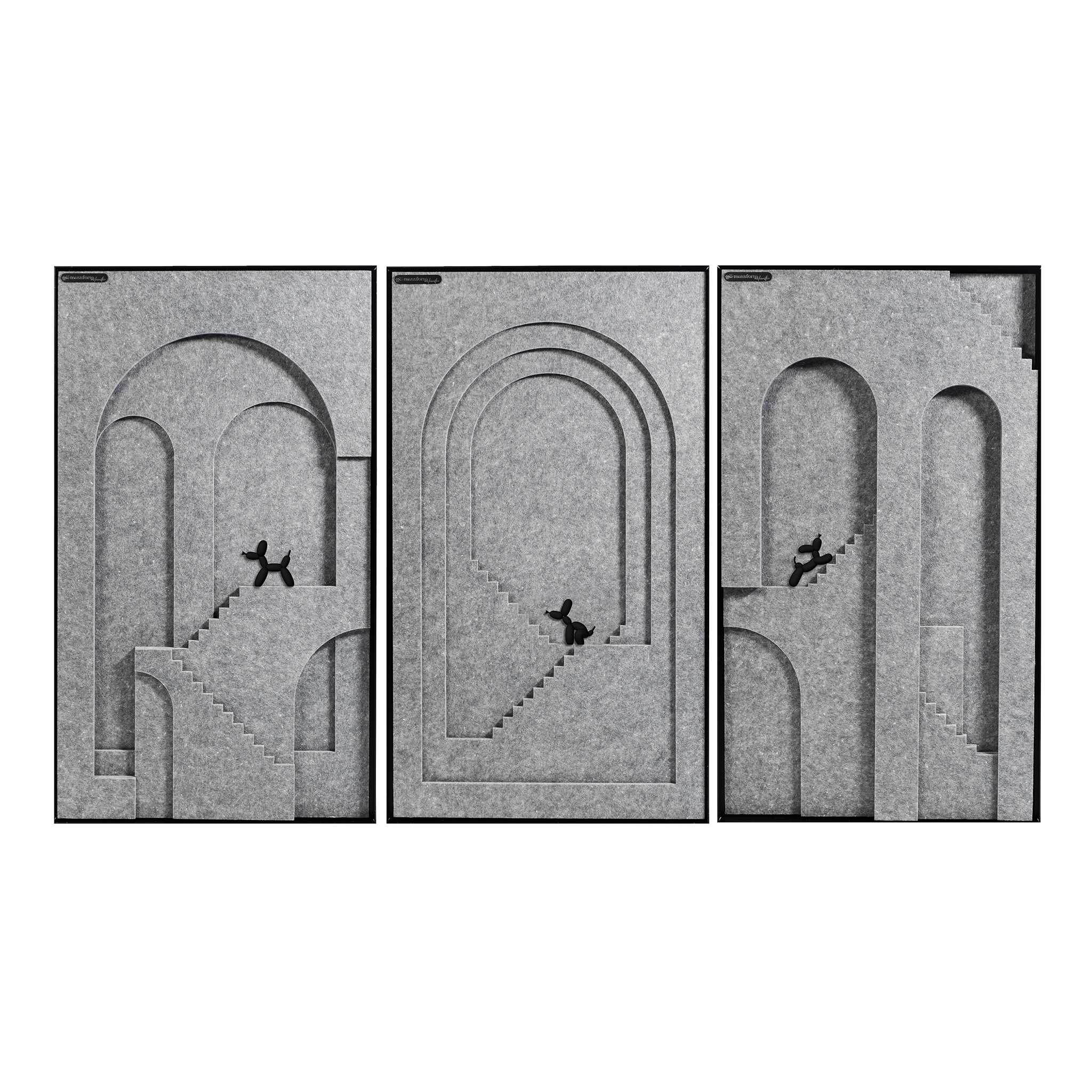 M.C. Escher 聲學面板組 – Moon Shadow(三件裝)