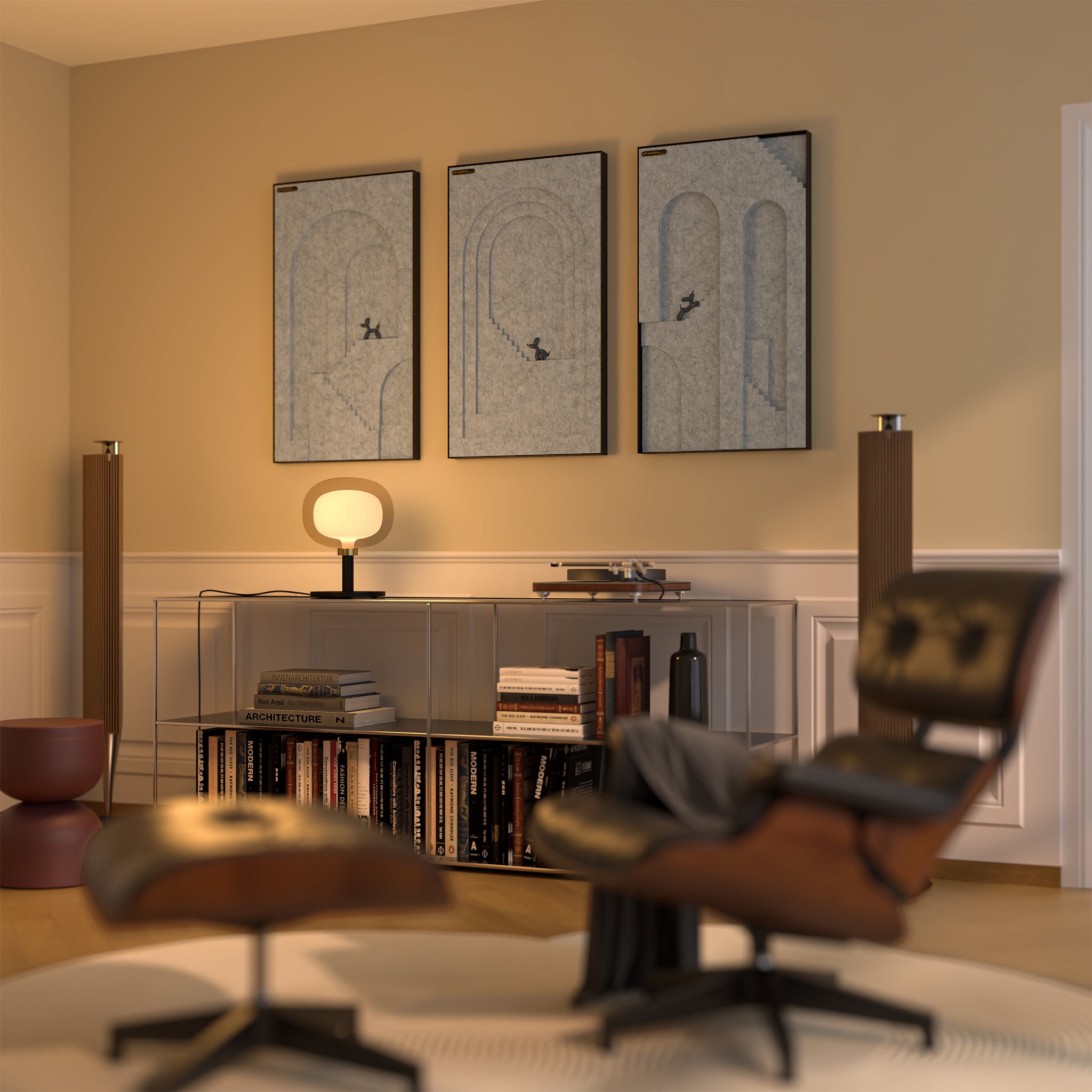 M.C. Escher 聲學面板組 – Moon Shadow(三件裝)