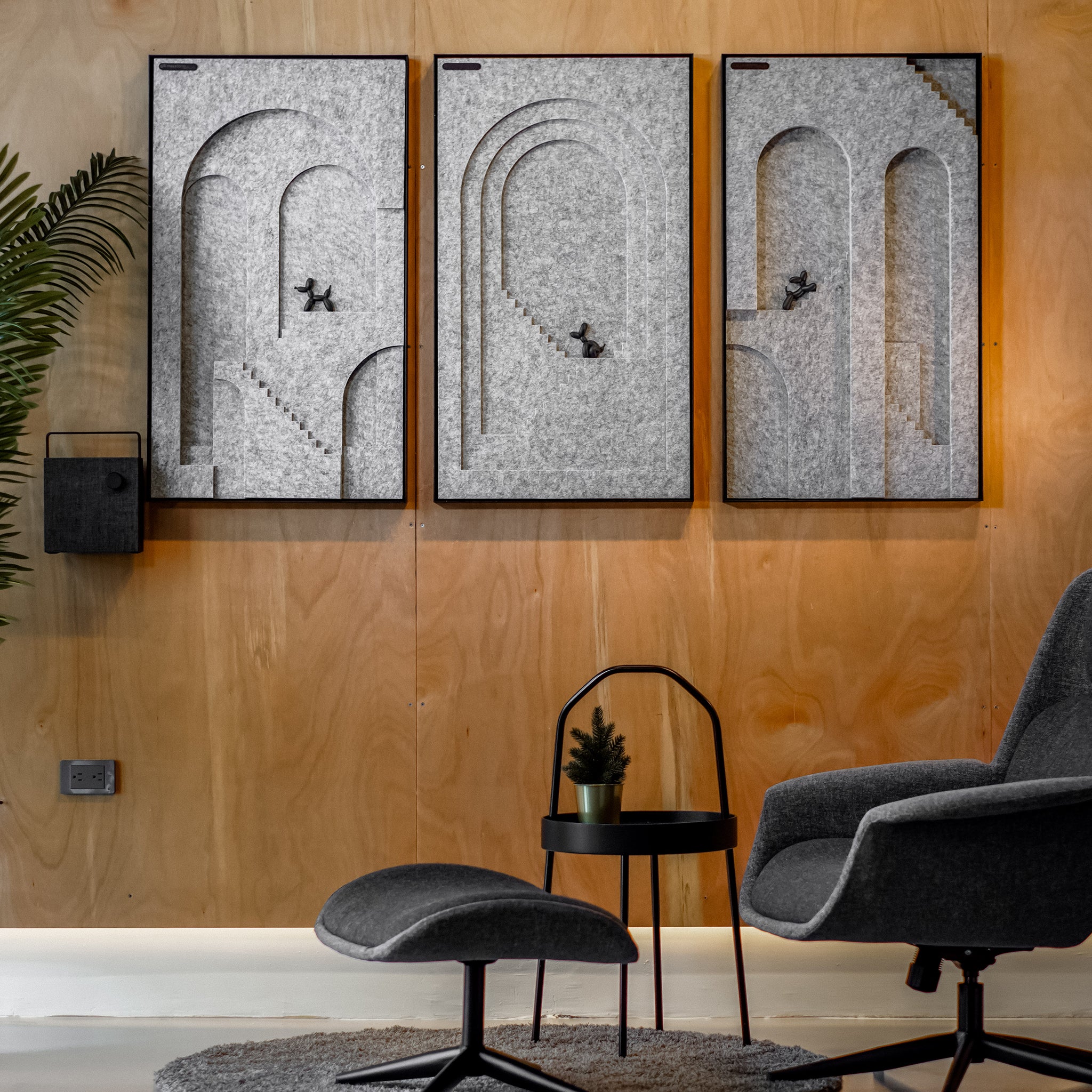 M.C. Escher 聲學面板組 – Moon Shadow(三件裝)