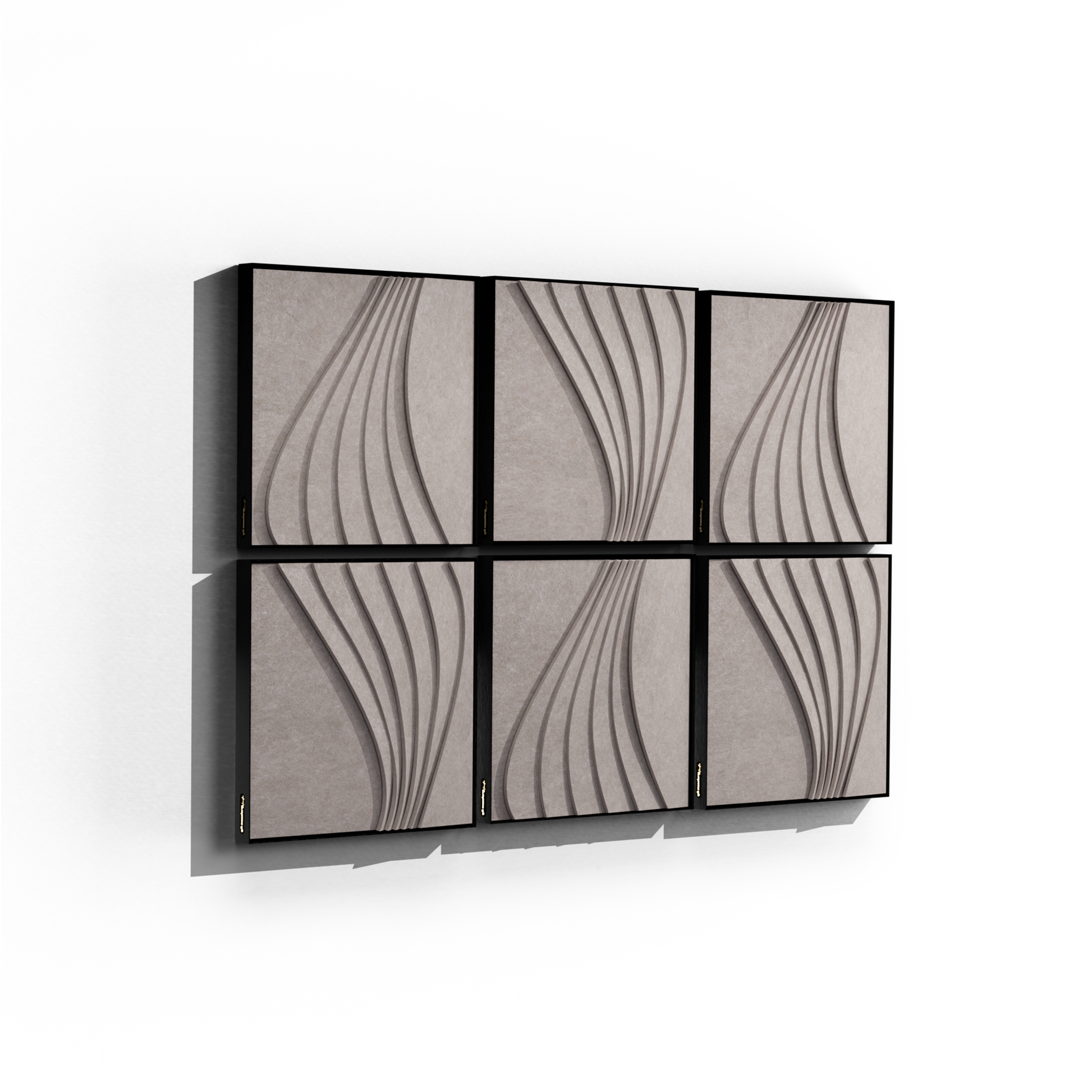 Surge Pro 2'x2' Acoustic Panel – Sandstone with Air Gap