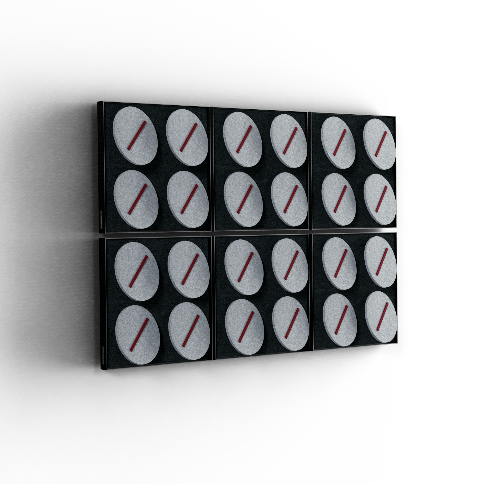 Cymbals Pro 2'x2' Acoustic Panel – Sculpted Rhythm Surface