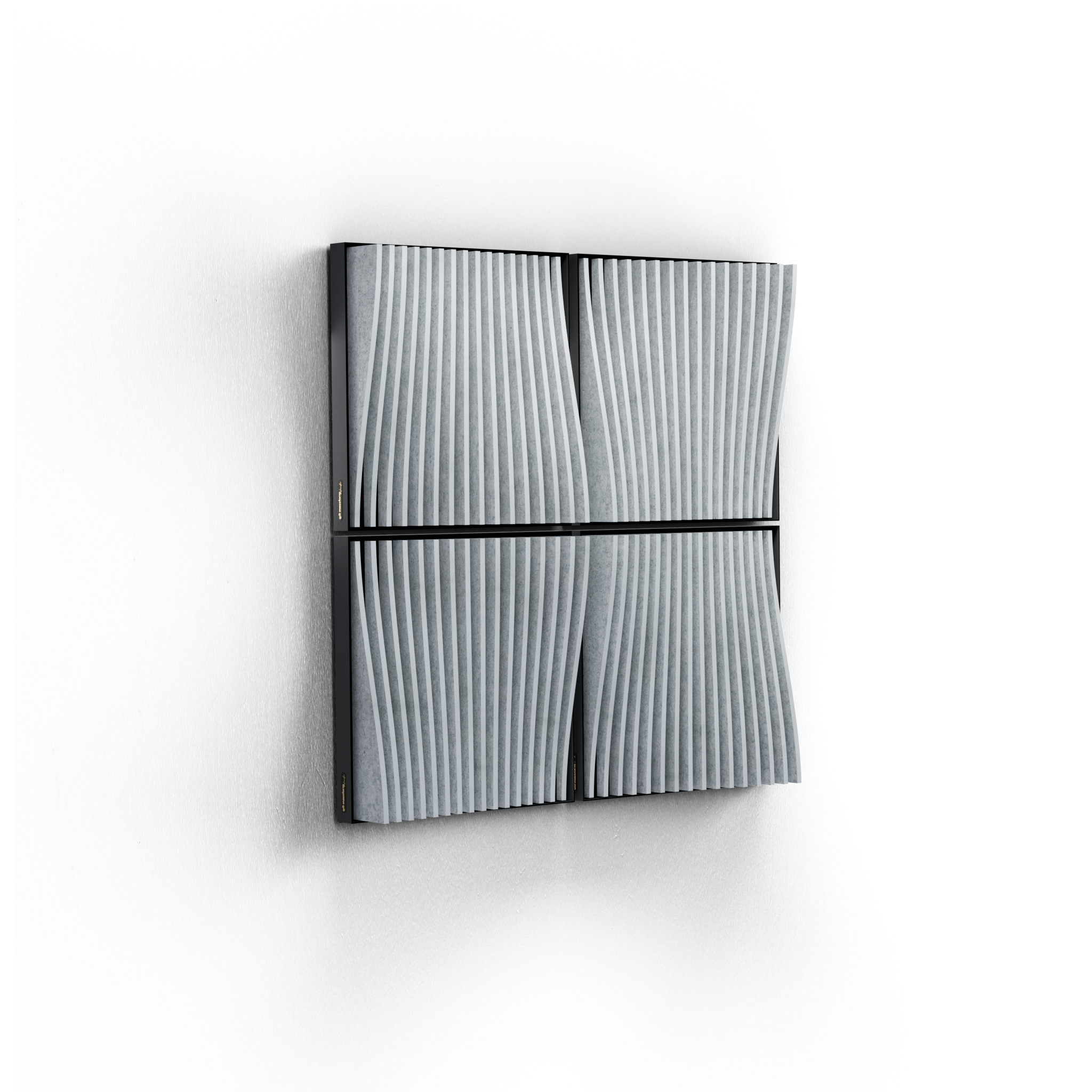 Rhythm Pro 2x2 Acoustic Panel – Silver Nimbus Rhythmic Surface