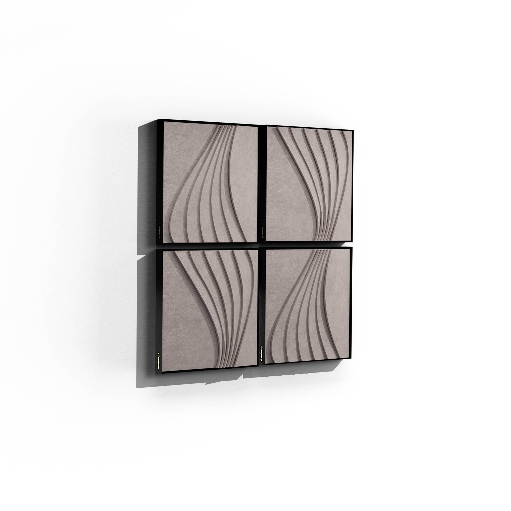 Surge Pro 2'x2' 吸音板 – Sandstone 配 Air Gap