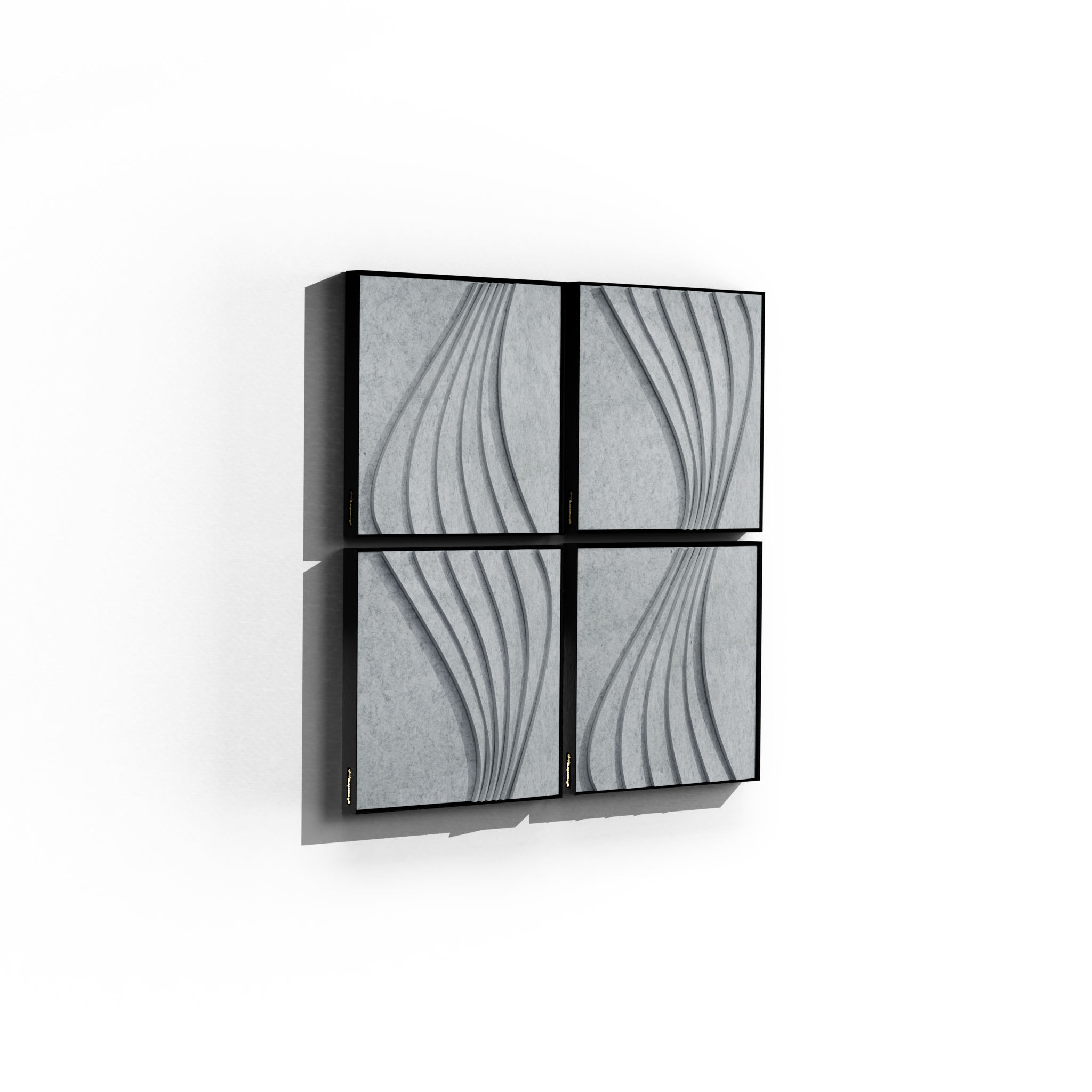 Surge Pro 2'x2' 吸音板 – Silver Nimbus,附 Air Gap