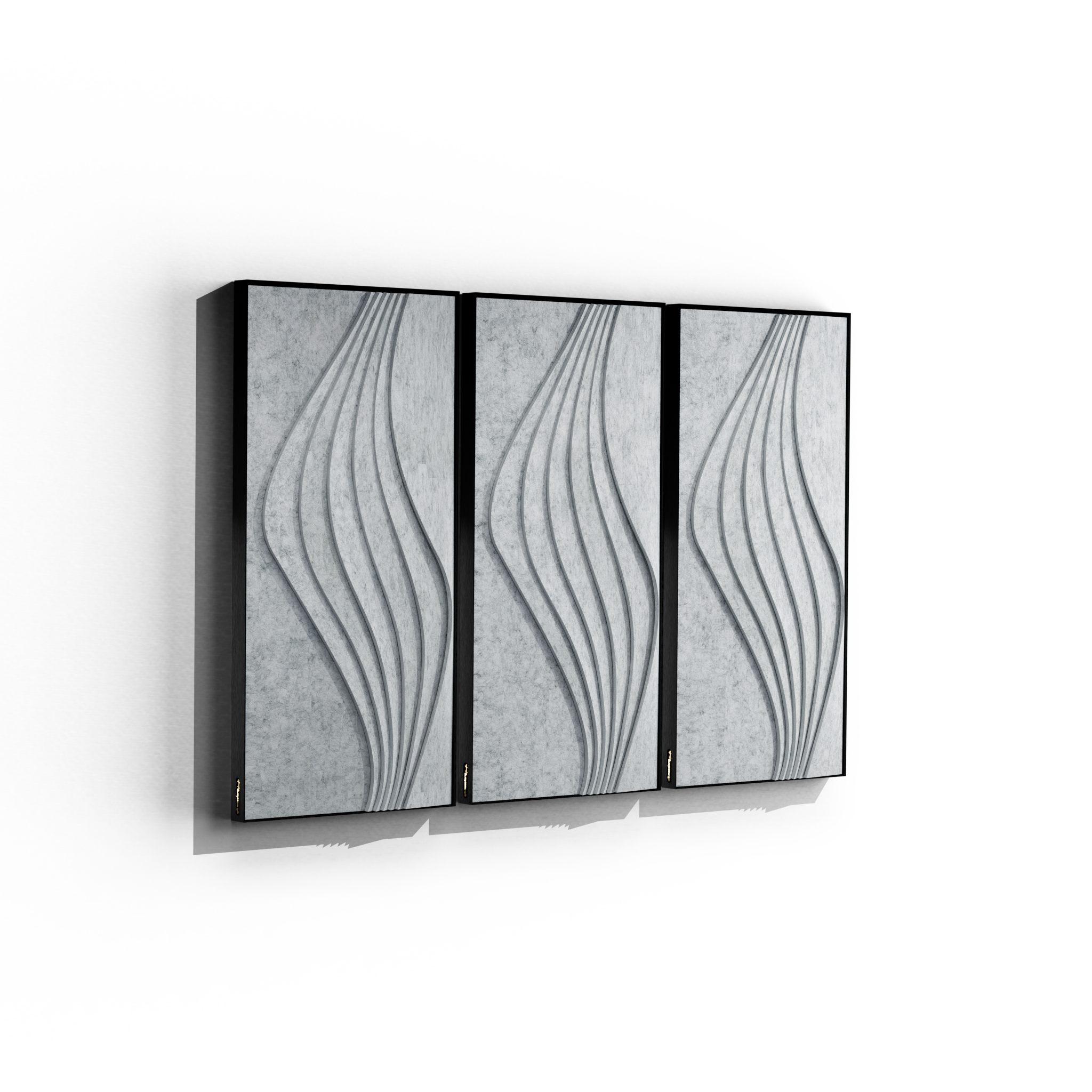 Surge Pro 2'x4' Acoustic Panel – Silver Nimbus with Air Gap