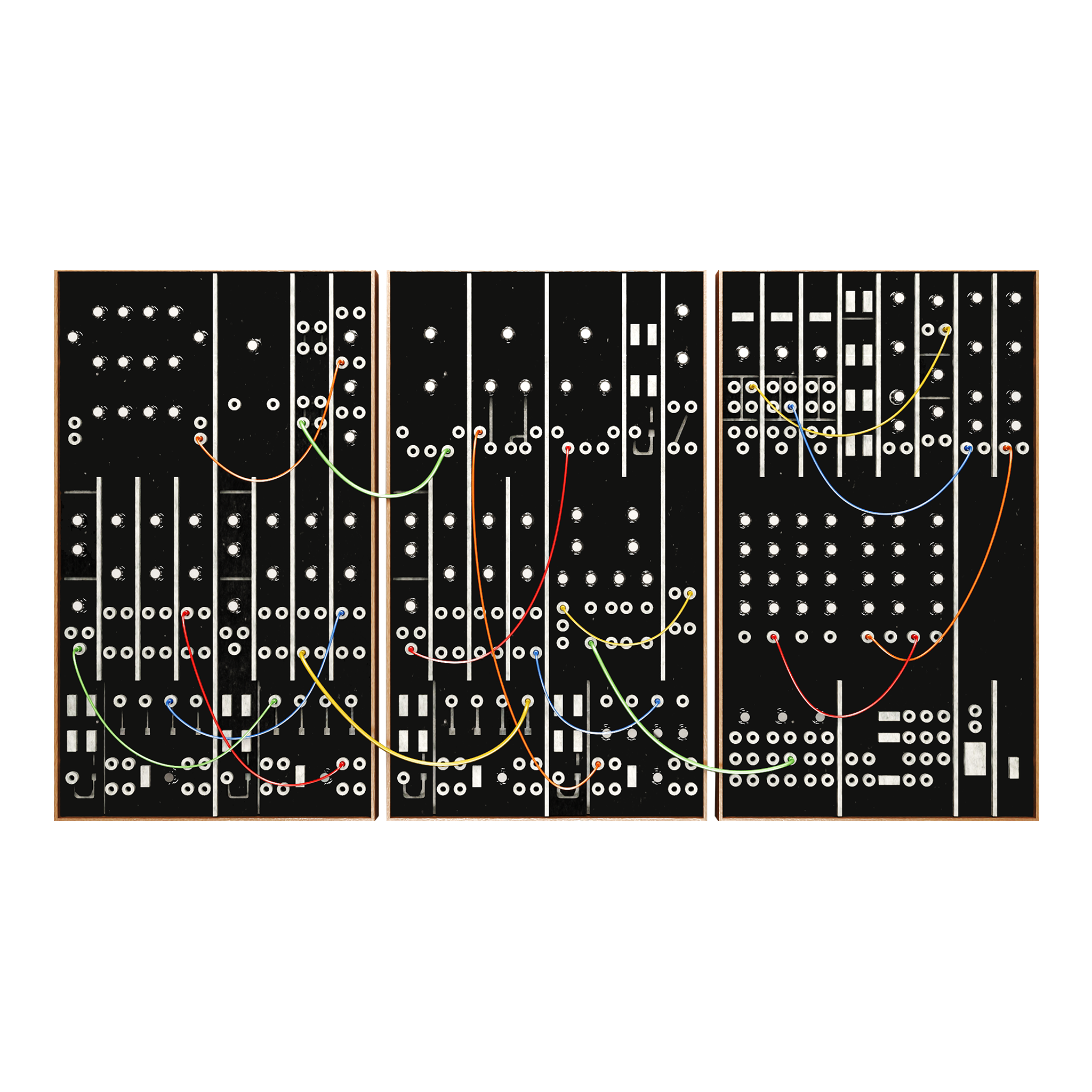 Moogdulation 吸音板組合 – 模組合成器壁飾+Patch Cables