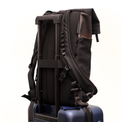 WAVE rolltop Backpack | water-resistant, laptop-ready, city-to-studio carry