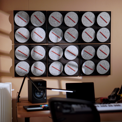 Cymbals Pro 2'x2' Acoustic Panel – Sculpted Rhythm Surface