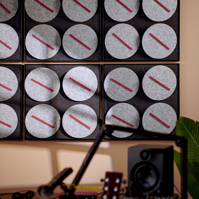 Cymbals Pro 2'x2' Acoustic Panel – Sculpted Rhythm Surface