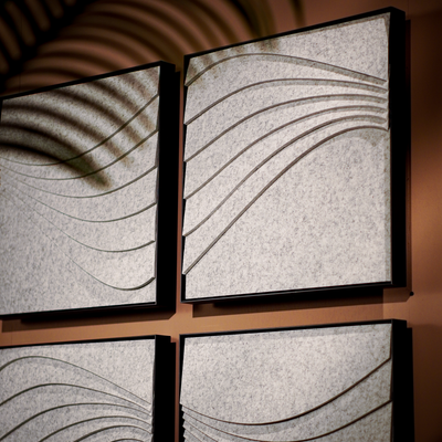 Surge Pro 2'x2' Acoustic Panel – Sandstone with Air Gap
