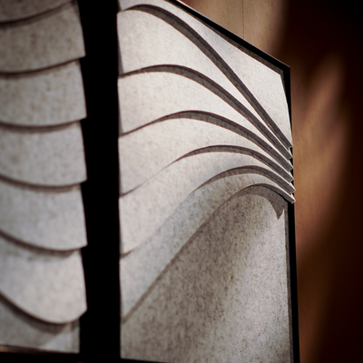 Surge Pro 2'x2' Acoustic Panel – Sandstone with Air Gap