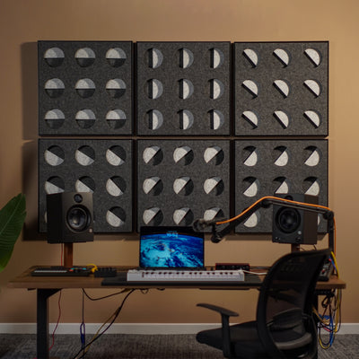 Eclipses Pro 2'x2' Acoustic Panel – Magnetic Celestial Diffuser