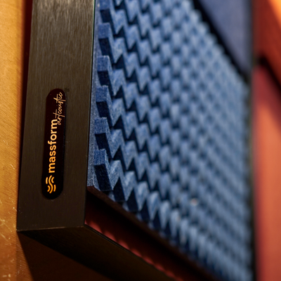 Color Field Acoustic Panel Set – Sculptural Colorfield Triptych