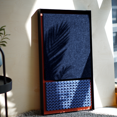 Color Field Acoustic Panel Set – Sculptural Colorfield Triptych