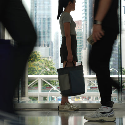 Color Field Totepack | tote + backpack for creative city days