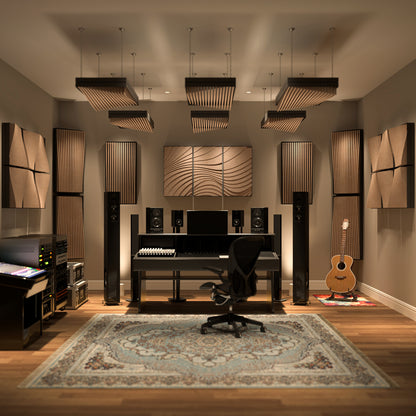 Rhythm Pro 2'x4' Acoustic Panel – Sandstone Rhythmic Surface