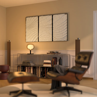 Wave Acoustic Panel Set – Sandstone (3 Panels)