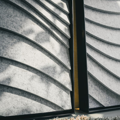 Wave Acoustic Panel Set – Silver Nimbus (3 Panels)