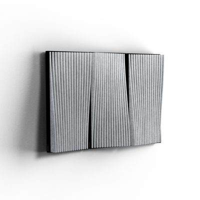 Rhythm Pro 2'x4' 吸音板 – Silver Nimbus 節奏紋理