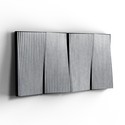 Rhythm Pro 2'x4' 吸音板 – Silver Nimbus 節奏紋理