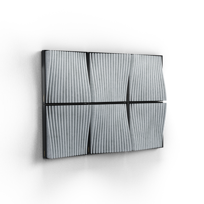 Rhythm Pro 2x2 Acoustic Panel – Silver Nimbus Rhythmic Surface