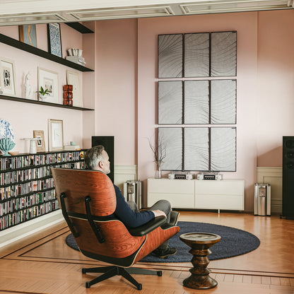 Wave Acoustic Panel Set – Silver Nimbus (3 Panels)