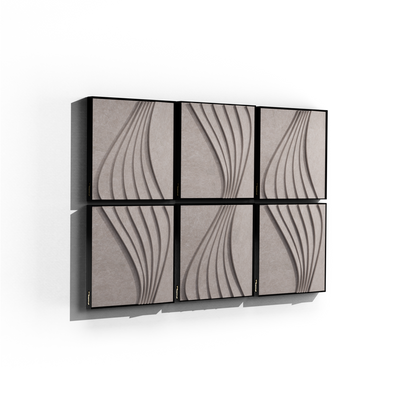 Surge Pro 2'x2' Acoustic Panel – Sandstone with Air Gap