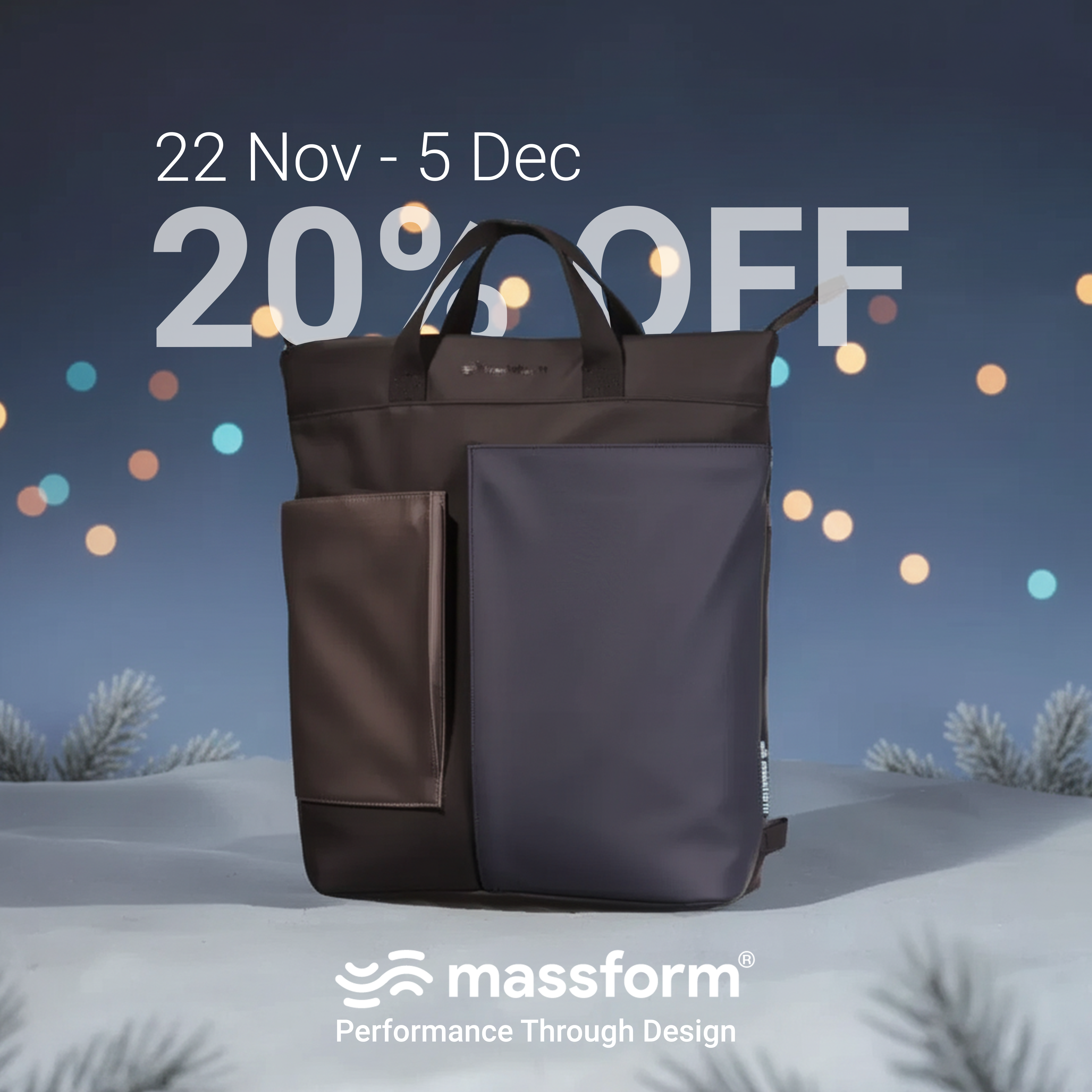 Color Field Totepack | tote + backpack for creative city days