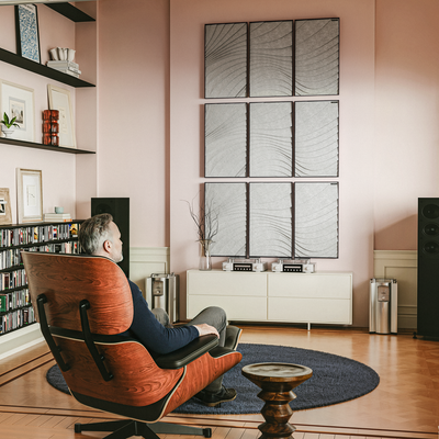 Wave Acoustic Panel Set – Silver Nimbus (3 Panels)