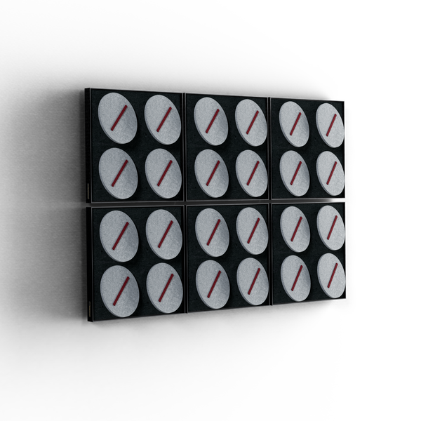Cymbals Pro 2'x2' Acoustic Panel – Sculpted Rhythm Surface