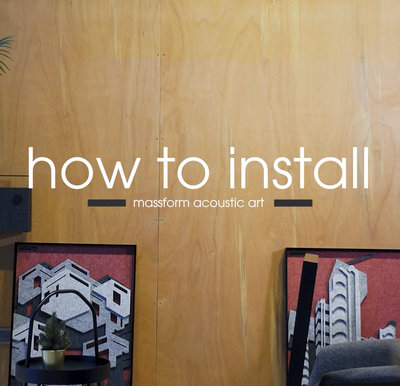 Color Field Acoustic Panel Set – Sculptural Colorfield Triptych