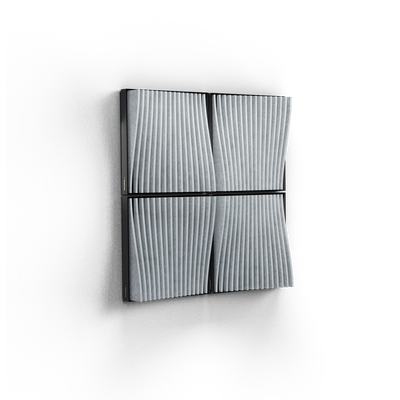 Rhythm Pro 2x2 Acoustic Panel – Silver Nimbus Rhythmic Surface