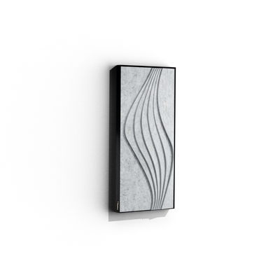 Surge Pro 2'x4' Acoustic Panel – Silver Nimbus with Air Gap