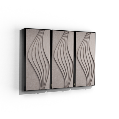 Surge Pro 2'x4' 吸音板 – Sandstone 配氣隙