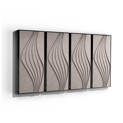 Surge Pro 2'x4' 吸音板 – Sandstone 配氣隙